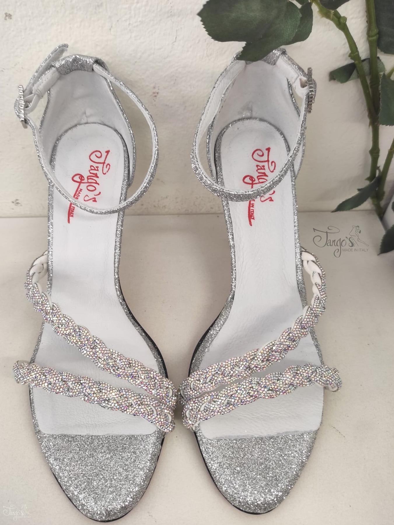 Scarpe silver tacco hotsell