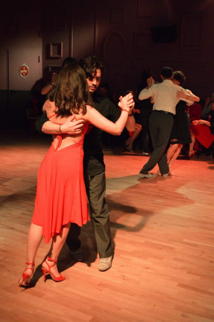 ''Maila'' red tango dress