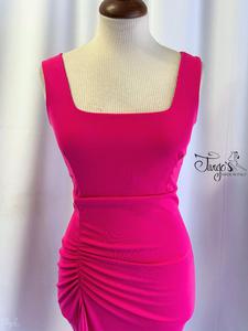 Dress Angeles in fucsia