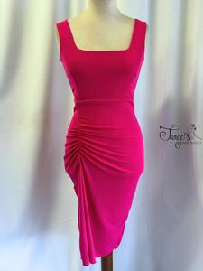 Dress Angeles in fucsia