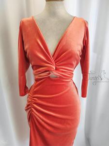 Annalisa velvet dress