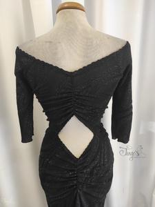 Dress Annie black glitter