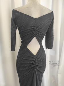 Dress Annie black glitter