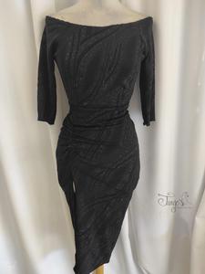 Dress Annie black glitter