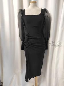 Dress Silvia con maniche in organza