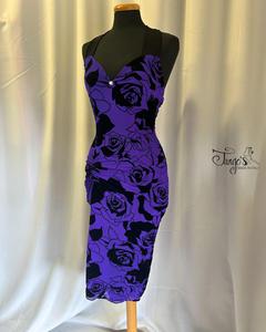 Abito Cleo tessuto floccato