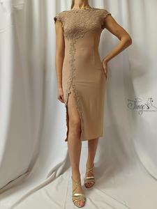 Abito Cristiana pizzo glitter