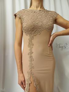 Abito Cristiana pizzo glitter