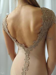 Abito Cristiana pizzo glitter