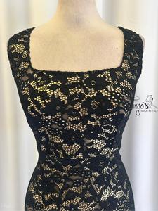 Dress Gloria black lace