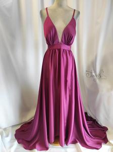 Dress Emma cyclamen satin