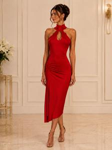 Abito Michi in jersey rosso