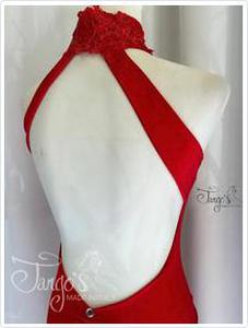 Abito Michi in jersey rosso