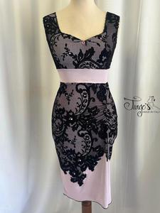 Abito Robi pink and black