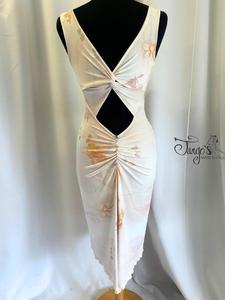Dress Rosalba jungle with back draping- 6849ab701a682