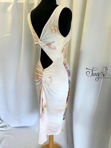 Dress Rosalba jungle with back draping- 6849ab701a682