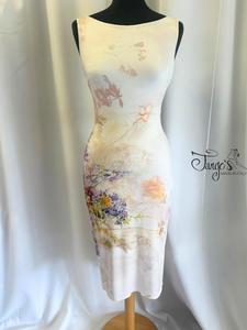 Dress Rosalba jungle with back draping- 6849ab701a682