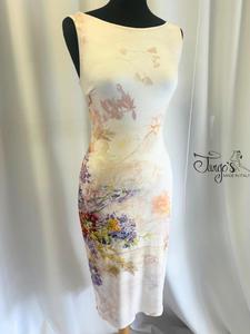 Dress Rosalba jungle with back draping- 6849ab701a682