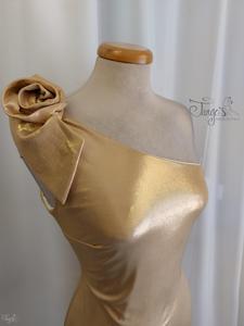 Dress Simon gold fabric