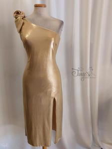 Dress Simon gold fabric