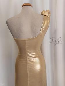 Dress Simon gold fabric