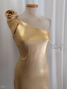 Dress Simon gold fabric