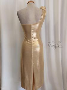 Dress Simon gold fabric