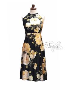 Dress Sofia yellow flower