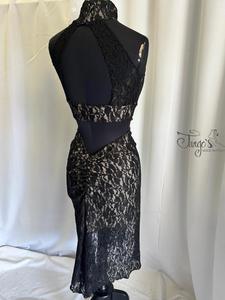 Completo gonna e top pizzo glitter