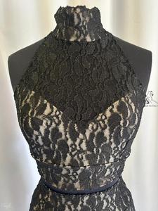 Completo gonna e top pizzo glitter