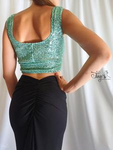 Completo gonna Katia e top Romi paillettes