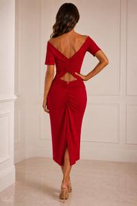 Completo gonna Katia top Annalisa in rosso