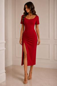 Skirt katia and top Annalisa red