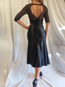 Completo gonna e top Luna incrociato con pizzo e tulle