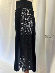Set skirt Giulia in black lace e top Annalisa