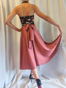Orfea skirt and floral patterned top set
