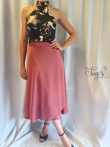 Orfea skirt and floral patterned top set