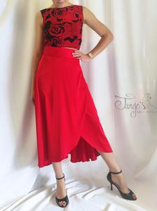 Set top Romi and Skirt Orfea bright red