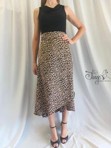top Valeria e skirt Orfea maculato