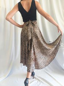 top Valeria e skirt Orfea maculato