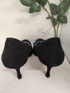 Décolleté Audrey black suede - Heels 8,5cm