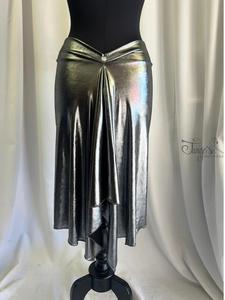 Gonna Heli laminato argento