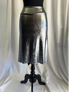 Heli black velvet skirt- 697e1455e2703