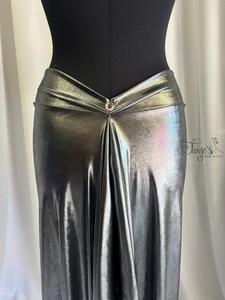 Heli black velvet skirt- 697e1455e2703