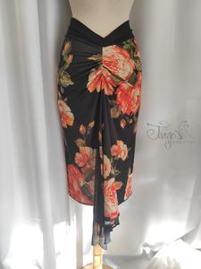 Skirt Katia orange flower