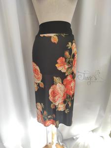 Skirt Katia orange flower