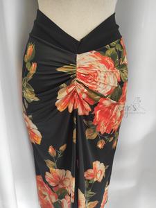 Skirt Katia orange flower