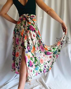 Gonna Orfea fantasia fiori