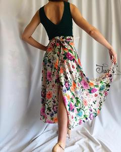 Gonna Orfea fantasia fiori