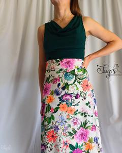 Gonna Orfea fantasia fiori